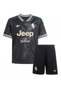 Fotbalové Dres Juventus Dětské Třetí Oblečení 2025-26 Krátký Rukáv (+ trenýrky)